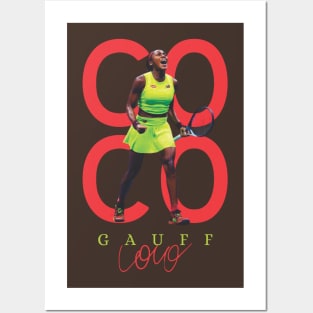 Coco Gauff Original Aesthetic Tribute 〶 Posters and Art